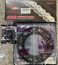 โซ่สเตอร์ CRF250 (LMRally) /CRF300 พร้อมโซ่ 520 ยี่ห้อ Jomthai