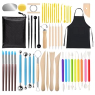 53Piece Clay Tool KitClay Sculpting Tools Pottery Tool Kit Polymer Ceramic Air Dry Clay Tool SetPain