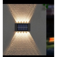Solar cell wall lamp solar panel wall lamp pillar 4w 6w 8 watt