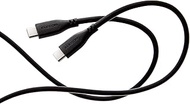 ELECOM USB-C & USB-C Cable, 4.9 ft (1.5 m), Black, 60W USB PD Compatible, Smooth Silicone Material, 