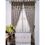 Custom curtains 110cm wide 8 waves