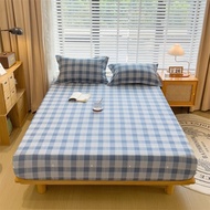 SUNLIGHT HOME Khăn trải giường bằng vải cotton kẻ sọc Ga trải giường sọc 16 màu Ga trải giường kiểu 