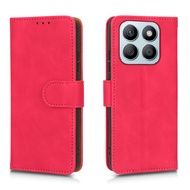 Cho Honor x8b vỏ điện thoại sang trọng dây bằng da nắp gập Bìa Honor x8b 2024 Ví Thẻ kệ giữ đồ 6.7in