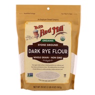 Bobs Red Mill Organic Whole Grain Dark Rye Flour 567g. Free Shipping