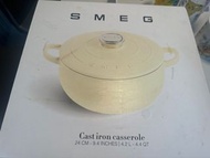 惠康換購SMEG 鑄鐵鍋 24CM