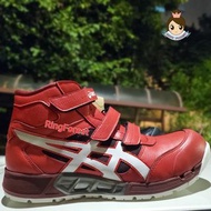 🎌日本🎌 直送 ASICS 空氣對流 通爽超輕防滑安全工作鞋 紅色📢訂貨 地盤工地廚房運輸搬運車房維修工廠 CP308 RingForest