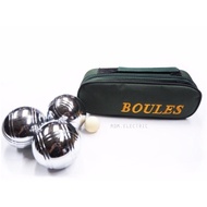 BOULES ลูกเปตองพร้อมกระเป๋า 1ชุดมี3ลูก ลาย 2