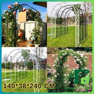 【Ready Stock】Garden Arch Flower Rack Pintu Gerbang Garden Rak Pasu Bunga Outdoor Rose Trellis Trelli