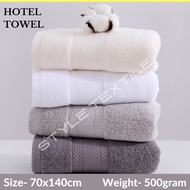 Hotel Fluffy Bath Towel Cotton 70x140cm l 500gram l Euro Towel 100% Cotton Water Absorbent