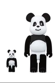 Bearbrick 400% + 100% clot panda BE@RBRICK 熊貓