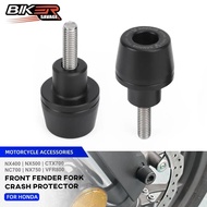 Front Fender Fork Crash Protector For Honda NC700 NC750 NX400 NX500 VFR800 Interceptor 800 Frame Sli