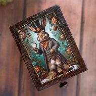 珠寶盒、白兔盒、塔羅牌盒、愛麗絲夢遊仙境、瘋帽子