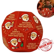 Christmas Gift Exchange Dice Game - 12 Sided Party Game For White Elephant & Secret Santa Fun M8b5