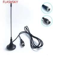 FLASHSKY Digital Tv Antenna, 5dBi DVB-T/TV TV Antenna Freeview, Radio TV Aerial Black Free Channel M