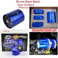 Simota Super Spiral Turbo Jet Ventilator Twin Fan 2.5 inch Turbo Jet Fan Taiwan Simota Twin Fan