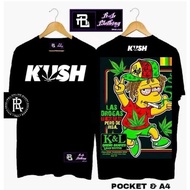 KUSH V9 Vintage Inspired  Oversized Loose Clothing T-Shirt For Men Oversize Tee Shirts S-5XL