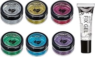 Biodegradable Eco Glitter Shakers by Moon Glitter - 100% Cosmetic Bio Glitter for Face, Body, Nails,