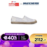 Skechers สเก็ตเชอร์ส รองเท้า ผู้หญิง BOBS Flexpadrille Shoes - 66666281-WHT