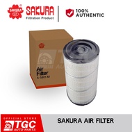 Sakura Air Filter A5801M Mitsubishi 6d16 / 6d17 Primary ME073160 1Pc