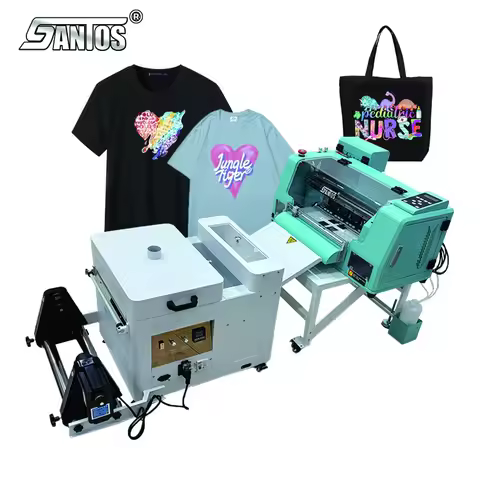Cheap Price Digital Printing Machine A3 Size Cmyk+W Dtf Printer Direct To Film for T Shirt Sale A1 6