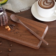 Black Walnut Wooden Honey Spoon Natural Wooden Coffee & Tea Spoon for Honey