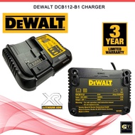 DEWALT DCB112-B1 10.8V-18V MULTI VOLTAGE XR LI-ION BATTERY CHARGER (2.0AH) Charger Bateri