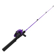 Zebco Dock Demon Spinning Reel or Spincast Reel and Fishing Rod Combo, 30-Inch Durable Fiberglass Ro