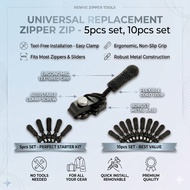 GoJalan Slider Replacement Zipper Puller Repair Set KitUniversalTravel Bag Jacket Luggage Easy Fix Z
