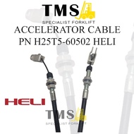 Accelerator Cable H25T5-60502 Heli H2000 Series CPC20-35 Gas Cable