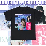 Wonyoung IVE TSHIRT, Kpop Vintage Style Graphic T-shirt