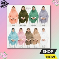Square Hijab HayuriOriginal Size 130cm Premium Grade A Syar'i Woolvis Material