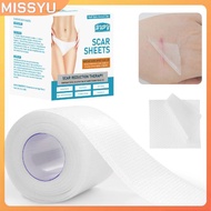 MISSYU 1 Roll White 1.5M Silicone Scar Removal Tape For Surgical Scars Medical Grade Scar Sheet Pain
