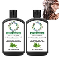 100% Organic Nettle Extract Hair ShampooNettle Shampoo for Oily HairPromotes Growth & NourishmentReg