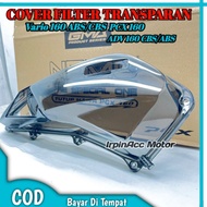 Cover Tutup Filter New PCX 160 PCX 150 ADV 150  ADV 160 VARIO160 carbon Nemo dan Smoke Transparan