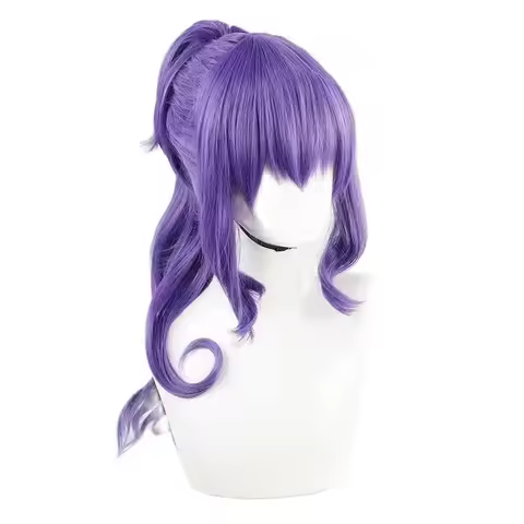 Asahina Mafuyu Cosplay Wig Project SEKAI COLORFUL STAGE! Curly Purple Heat Resistant Synthetic Asahi