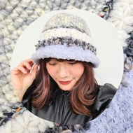 手編毛帽 / 灰羽