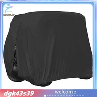 [Pretty] 4 Passenger Golf Cart Cover 210D Waterproof Sunproof Dustproof Rain Cover for EZ GO Club Ca