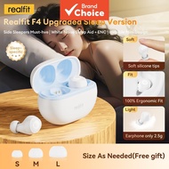 Realfit F4  5.4/6.0   32    Fon Telinga Tanpa Wayar Realfit F4 Bluetooth 5.4/6.0 Earbuds Nipis Ultra
