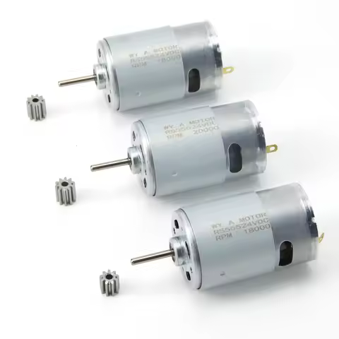 18000/20000 rpm Metal DL 555-C 24V 200W Motors for Children Electric Car DL 555-C 24V High Speed Hig