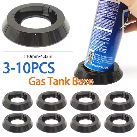 3-10PCS Butane Cylinder Stable Base Portable Cassette Butane Gas Tank Holder Camping Air Tank Suppor
