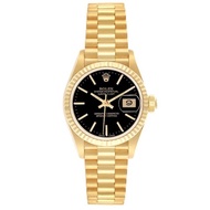 Rolex Rolex President Datejust (Reference 69178). A yellow gold automatic wristwatch with date. 1991