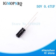 20PCS/LOT 0.47uF 50V Aluminum electrolytic capacitor 50v 0.47uf 4*7 Electrolytic capacitor