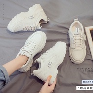 Sneakers Fashion Shoes Women's 5 Cm Heel Lift White