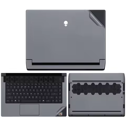 Laptop Skins for Alienware M15 R5 R6 R7 X16 M16 R1 R2 M17 R4 R5 Solid Vinyl Stickers for ALIENWARE X