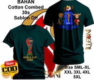 Mascot World Cup 2026 Big SIZE (S-5XL) Kaos icon fifa world cup 2026 usa canada mexico