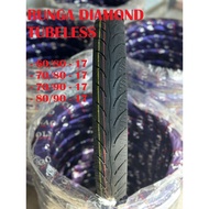 TAYAR TUBELESS BUNGA DIAMOND 60/80-17 70/80-17 70/90-17 80/90-17 Y15 Y16 LC135 Y125Z RS150 RSX150 WA