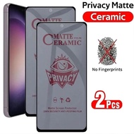 2Pcs Matte Anti Spy Ceramic Tempered Glass Xiaomi Redmi Note 14 14C A3 13 13C 12 12C 10C 12S A1 12 1