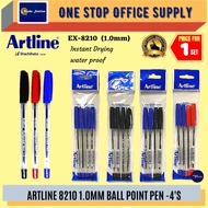 Artline Ball Point Pen 1.0mm (8210 / 4pcs) / Artline Ball Pen