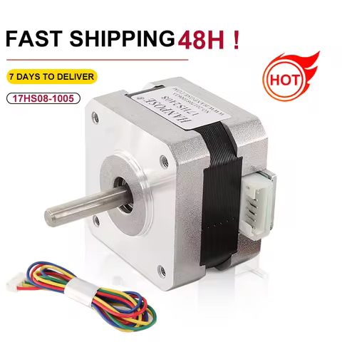 High Torque Certification 17HS2408 4-Lead 42 Motor 42BYGH 0.6A 12N.CM CNC Laser and 3D Printer Motor