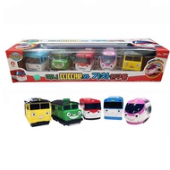 TAYO the little bus TITIPO and Friends / mini Pull Back Train Toy - 5 pcs Toy Set